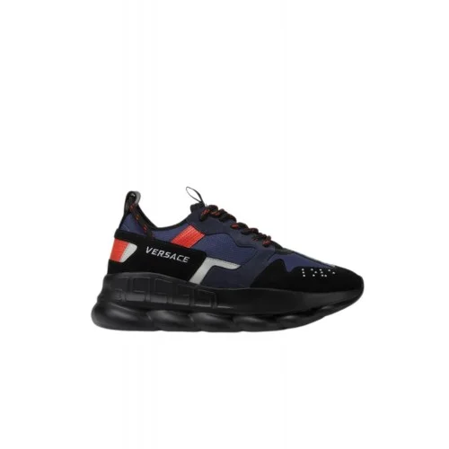 SNEAKERS VERSACE, CHAIN REACTION V2, Red and Blue