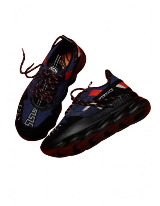 SNEAKERS VERSACE, CHAIN REACTION V2, Red and Blue - 10215751A16192IT6BJ30 SNEAKERS VERSACE, CHAIN REACTION V2, Red and Blue - 10215751A16192IT6BJ30