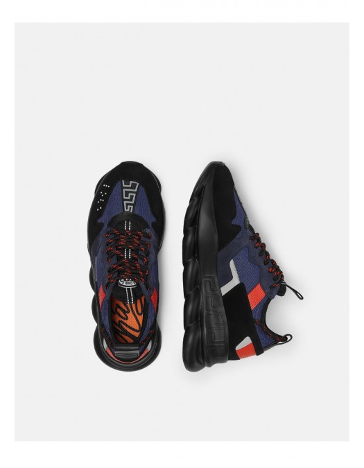 SNEAKERS VERSACE, CHAIN REACTION V2, Red and Blue - 10215751A16192IT6BJ30 SNEAKERS VERSACE, CHAIN REACTION V2, Red and Blue - 10215751A16192IT6BJ30