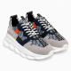 Sneakers VERSACE, Chain Reaction V2 Albastru Rosu, Multicolor - 10215751A18680IT6ED00