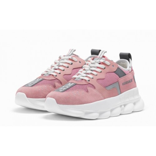 Sneakers Versace, Chain Reaction V2 ‘Logo Pink’