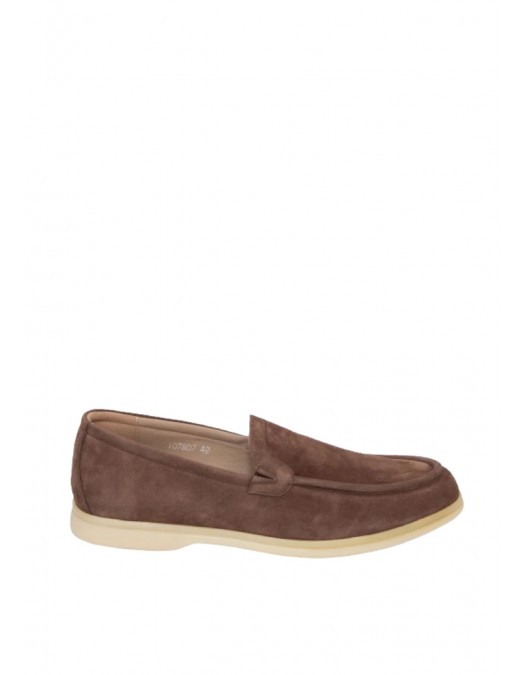 Laofers FRANCESCHETTI,CAMOSCIO ,Brown - 107800726560810