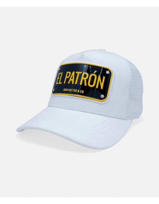 Sapca JOHN HATTER & CO, El Patron White - 11003