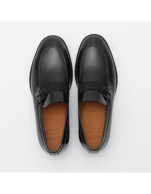 Loafers ROSSI, Timeless Elegance, Minimalist Details, Black - 1102NERO Loafers ROSSI, Timeless Elegance, Minimalist Details, Black - 1102NERO