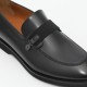 Loafers ROSSI, Timeless Elegance, Minimalist Details, Black - 1102NERO