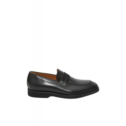Loafers ROSSI, Timeless Elegance, Minimalist Details, Black Loafers ROSSI, Timeless Elegance, Minimalist Details, Black