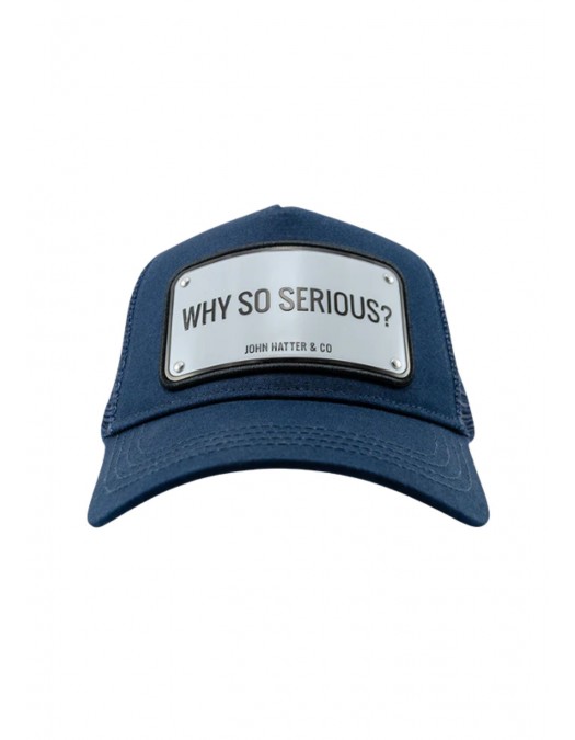 Sapca JOHN HATTER, Why so Serious? Navy - 11036