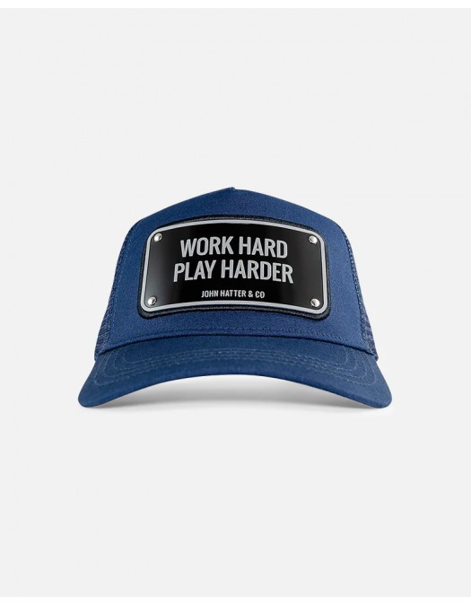 Sapca JOHN HATTER & CO,  Work Hard Play Harder - 11061U00UNI