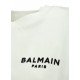 Tricou Balmain, Cropped, White - 11370B013GAB