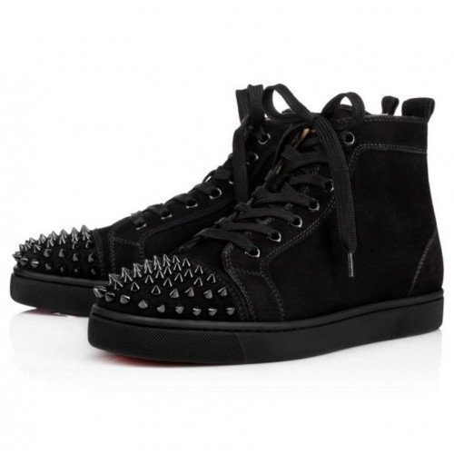 Sneakers CHRISTIAN LOUBOUTIN, Lou Spikes, Negru