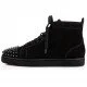 Sneakers CHRISTIAN LOUBOUTIN, Lou Spikes, Negru - 1140458B049