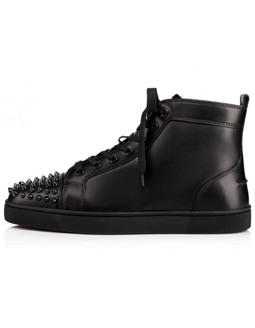 Sneakers Christian Louboutin, LOW SPIKES Flat Black - 1151061B049