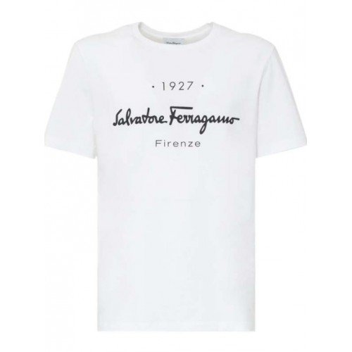 Tricou SALVATORE FERRAGAMO, Imprimeu Frontal