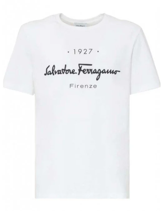 トップス salvatoreFerragamo Tricou SALVATORE FERRAGAMO, Imprimeu Frontal - 120613728398