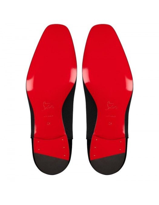 Pantofi Christian Louboutin, Eleganti,  Leather Logo Oxfords - 1210982BK01