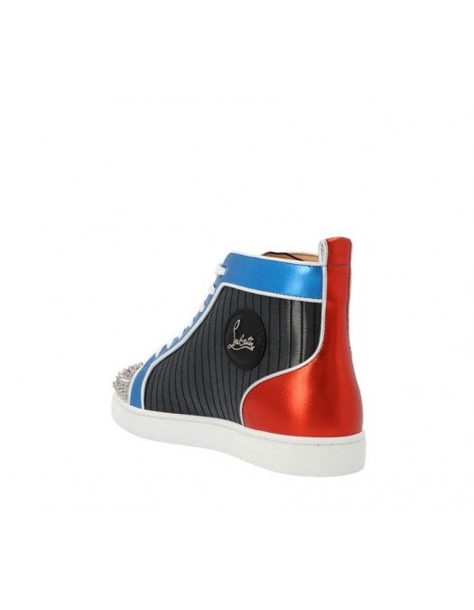Sneakers Christian Louboutin, Lou Spikes Orlato Flat Multicolor - 1220774CMA3