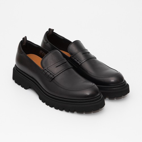 Loafers ROSSI, Classic Design, Black