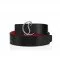 Curea CHRISTIAN LOUBOUTIN, Catarama logo, Negru