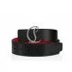 Curea CHRISTIAN LOUBOUTIN, Catarama logo, Negru - 1225084Q501