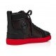 Sneakers Christian Louboutin, High Top Sneakers, Piele, Negru - 1230168H358