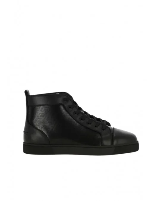 Sneakers Christian Louboutin, Jacquard High-Top Black