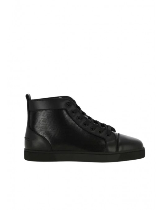 Sneakers Christian Louboutin, Jacquard High-Top Black - 1230180BK01