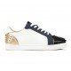 Sneakers Christian Louboutin, Seavaste 2 Sneakers, Piele, Gold Black - 1230189CMA3