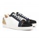 Sneakers Christian Louboutin, Seavaste 2 Sneakers, Piele, Gold Black - 1230189CMA3