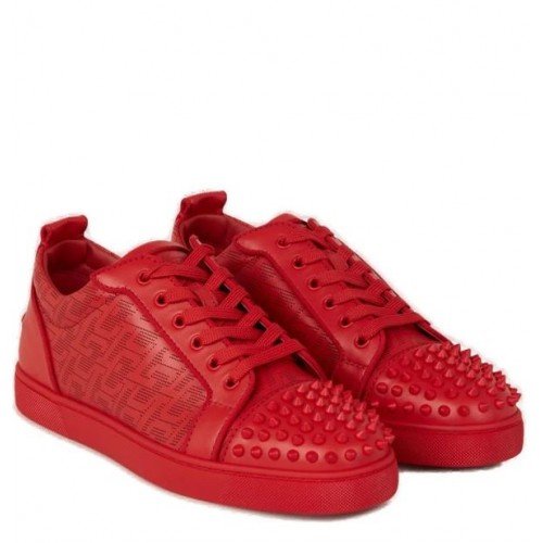 Sneakers Christian Louboutin,  Louis Junior, Rosu