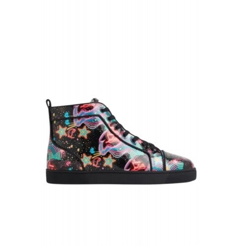 Sneakers Christian Louboutin, High Top Starlight Print Sneakers Christian Louboutin, High Top Starlight Print