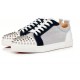 Sneakers Christian Louboutin,  Louis Junior Spikes, Bleu - 1230925BL9R