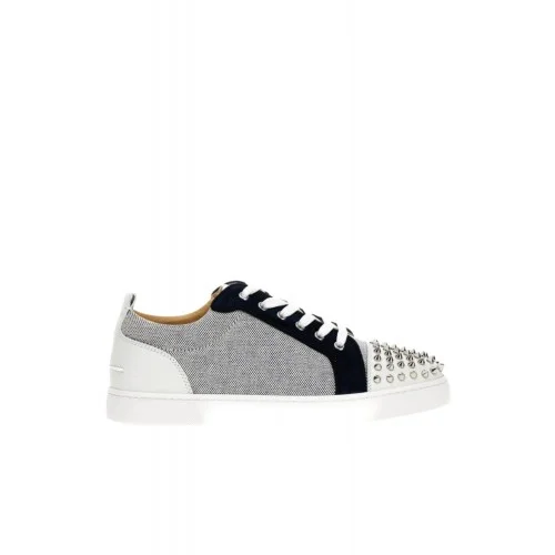 Sneakers Christian Louboutin,  Louis Junior Spikes, Bleu