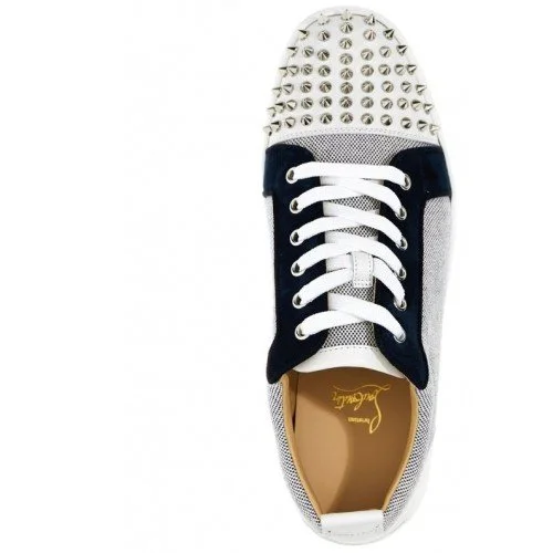 Sneakers Christian Louboutin,  Louis Junior Spikes, Bleu