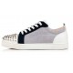 Sneakers Christian Louboutin,  Louis Junior Spikes, Bleu - 1230925BL9R