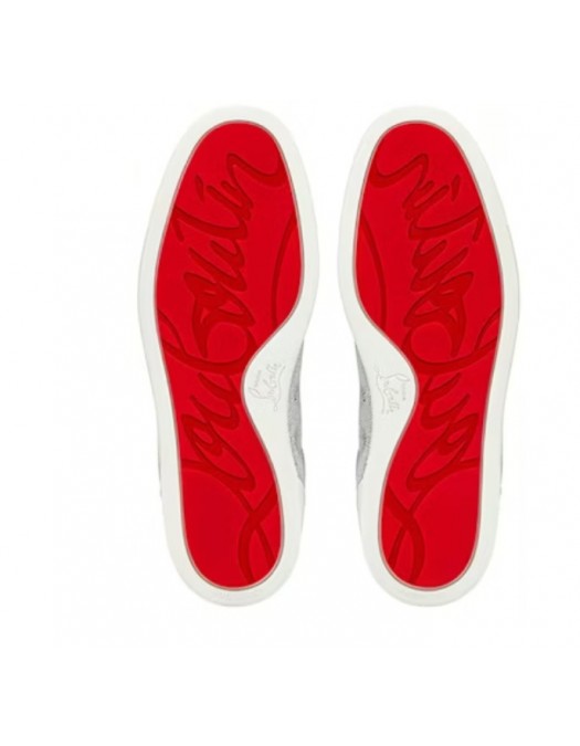 Sneakers Christian Louboutin,  Louis Junior Spikes, Bleu - 1230925BL9R