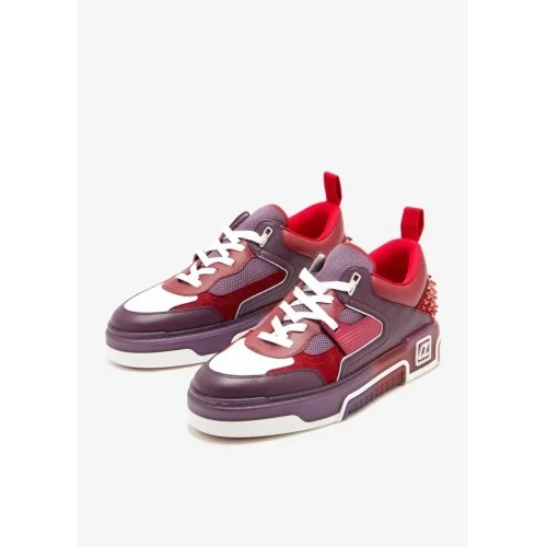 Sneakers Christian Louboutin, Astroloubi Flat, Red, Purple