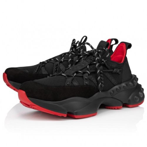 Sneakers Christian Louboutin, Black Trailnrun, Red Details Sneakers Christian Louboutin, Black Trailnrun, Red Details
