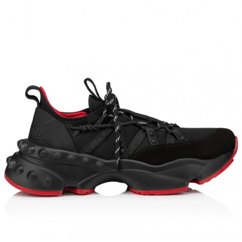 Sneakers Christian Louboutin, Black Trailnrun, Red Details Sneakers Christian Louboutin, Black Trailnrun, Red Details
