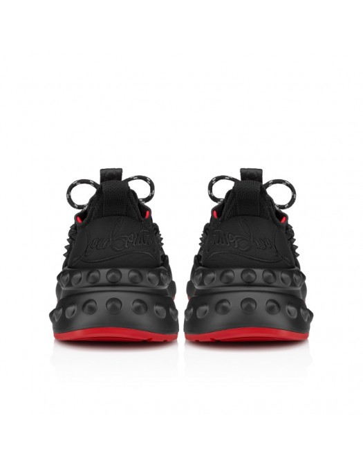 Sneakers Christian Louboutin, Black Trailnrun, Red Details - 1250009BK01 Sneakers Christian Louboutin, Black Trailnrun, Red Details - 1250009BK01