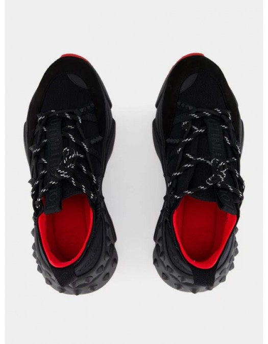 Sneakers Christian Louboutin, Black Trailnrun, Red Details - 1250009BK01