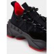 Sneakers Christian Louboutin, Black Trailnrun, Red Details - 1250009BK01