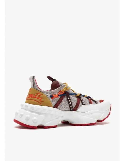 Sneakers Christian Louboutin, Trailnrun, Multicolor Detailes, Beige Grey - 12500116824 Sneakers Christian Louboutin, Trailnrun, Multicolor Detailes, Beige Grey - 12500116824