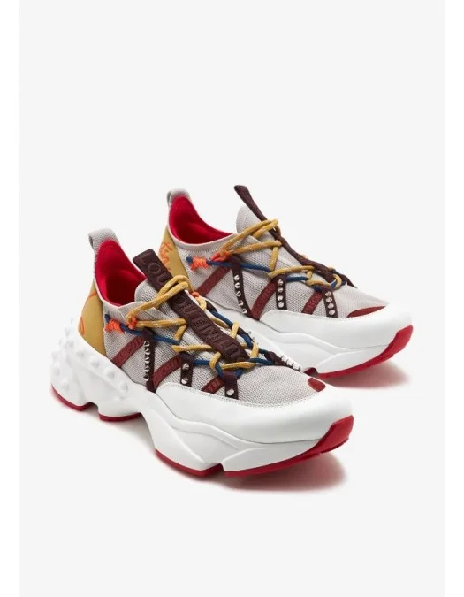 Sneakers Christian Louboutin, Trailnrun, Multicolor Detailes, Beige Grey - 12500116824 Sneakers Christian Louboutin, Trailnrun, Multicolor Detailes, Beige Grey - 12500116824