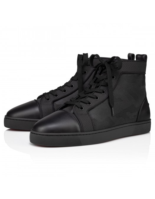 Sneakers Christian Louboutin, Louis, High Top, Men, Black - 1250201BK01