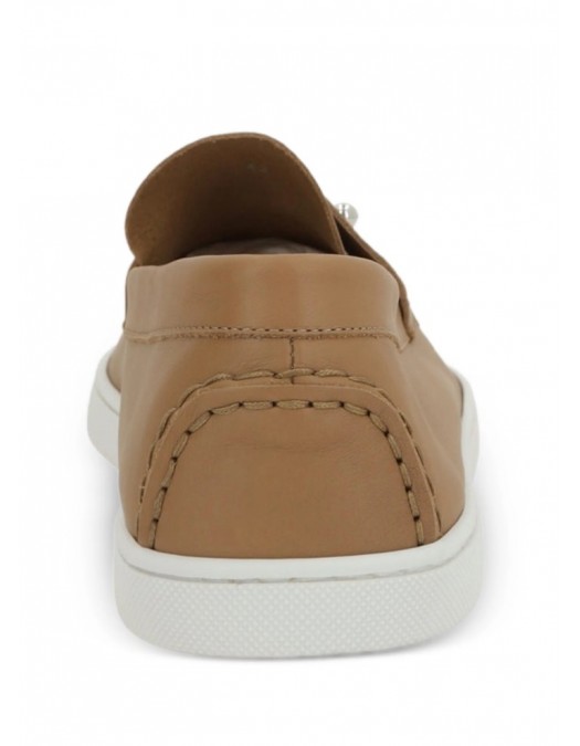 Loafers CHRISTIAN LOUBOUTIN, Chambeliboat loafers, Beige - 1250212F760