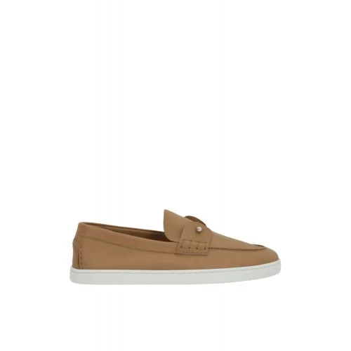Loafers CHRISTIAN LOUBOUTIN, Chambeliboat loafers, Beige