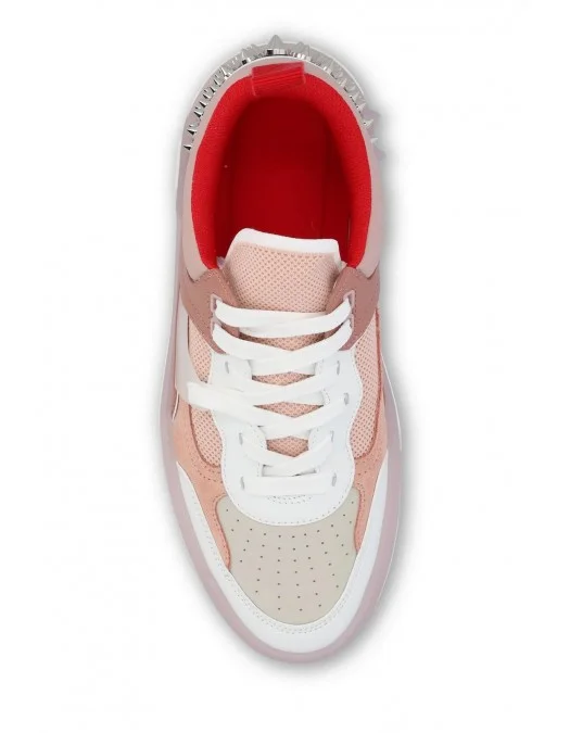 Sneakers Christian Louboutin, Panelled Low-Top, Light Pink - 12505146982 Sneakers Christian Louboutin, Panelled Low-Top, Light Pink - 12505146982