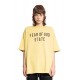 Tricou FEAR OF GOD, Logo Insert, Tri-Blend, Oversized, Amber - 125BT242003FAMBER