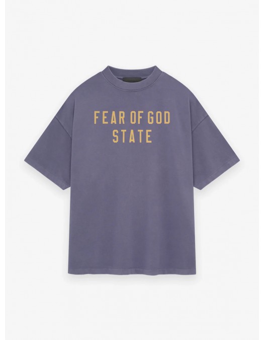 Tricou FEAR OF GOD, Heavy Crewneck, Lavender - 125BT242007FLAVENDER