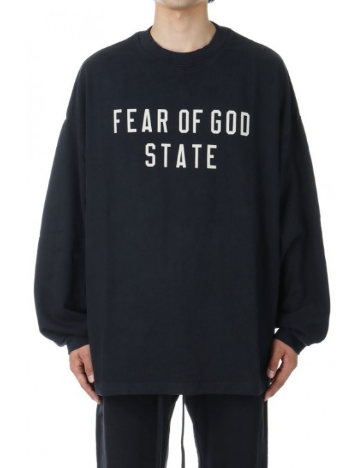 Bluza FEAR OF GOD, Essential Classic Longsleev, Black - 125BT242010FBLACK